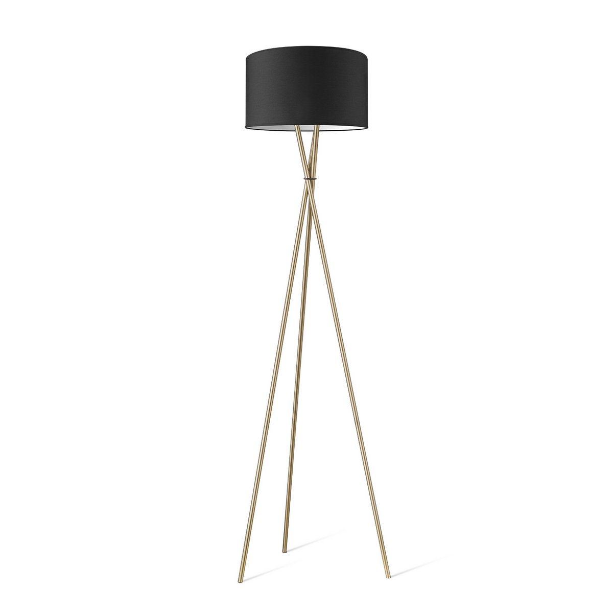 Vloerlamp Bling - Zwart - 166cm