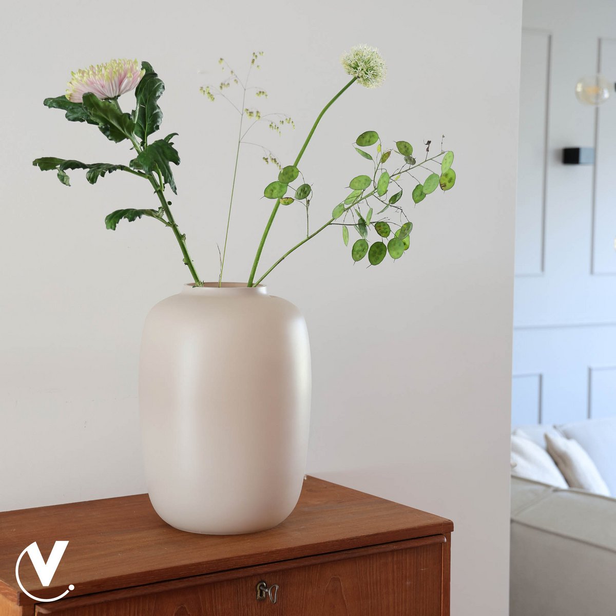 Vaas Artic matte ivory | 2 varianten