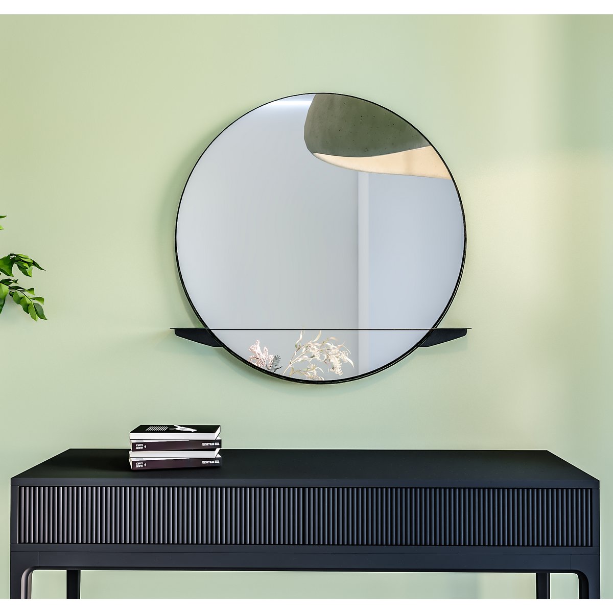 Spiegel Alien 80 cm - Zwart