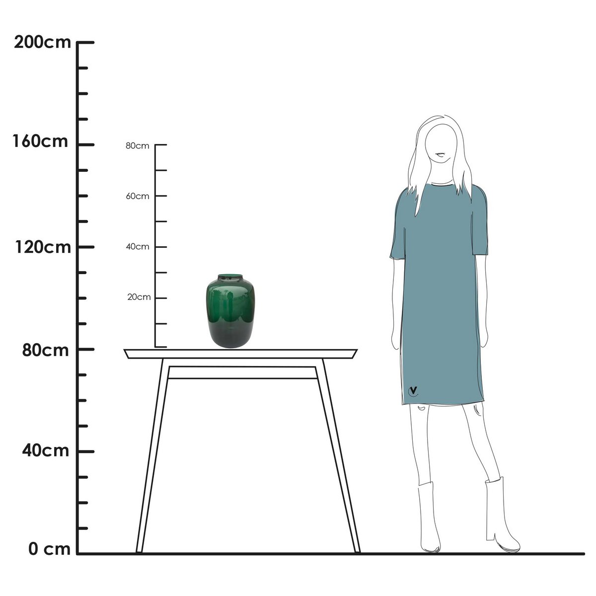 Artic dark green