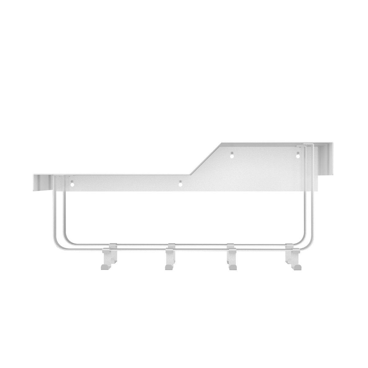 Wandkapstok Layer Wall - 8 haken - Wit
