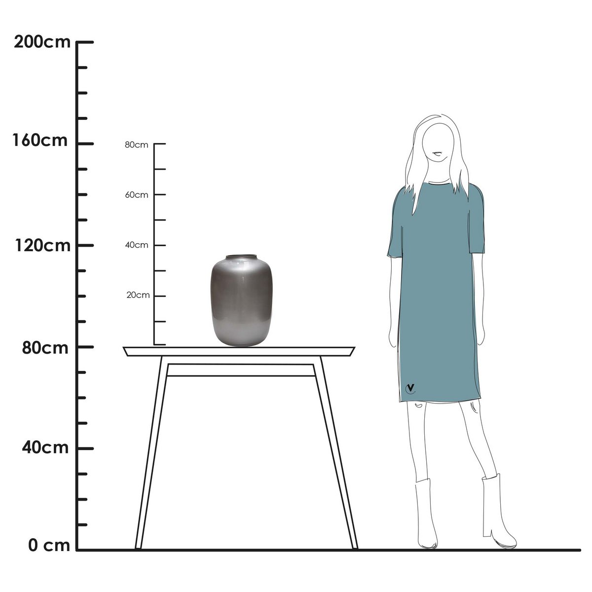 Vaas Artic Silver | 2 varianten