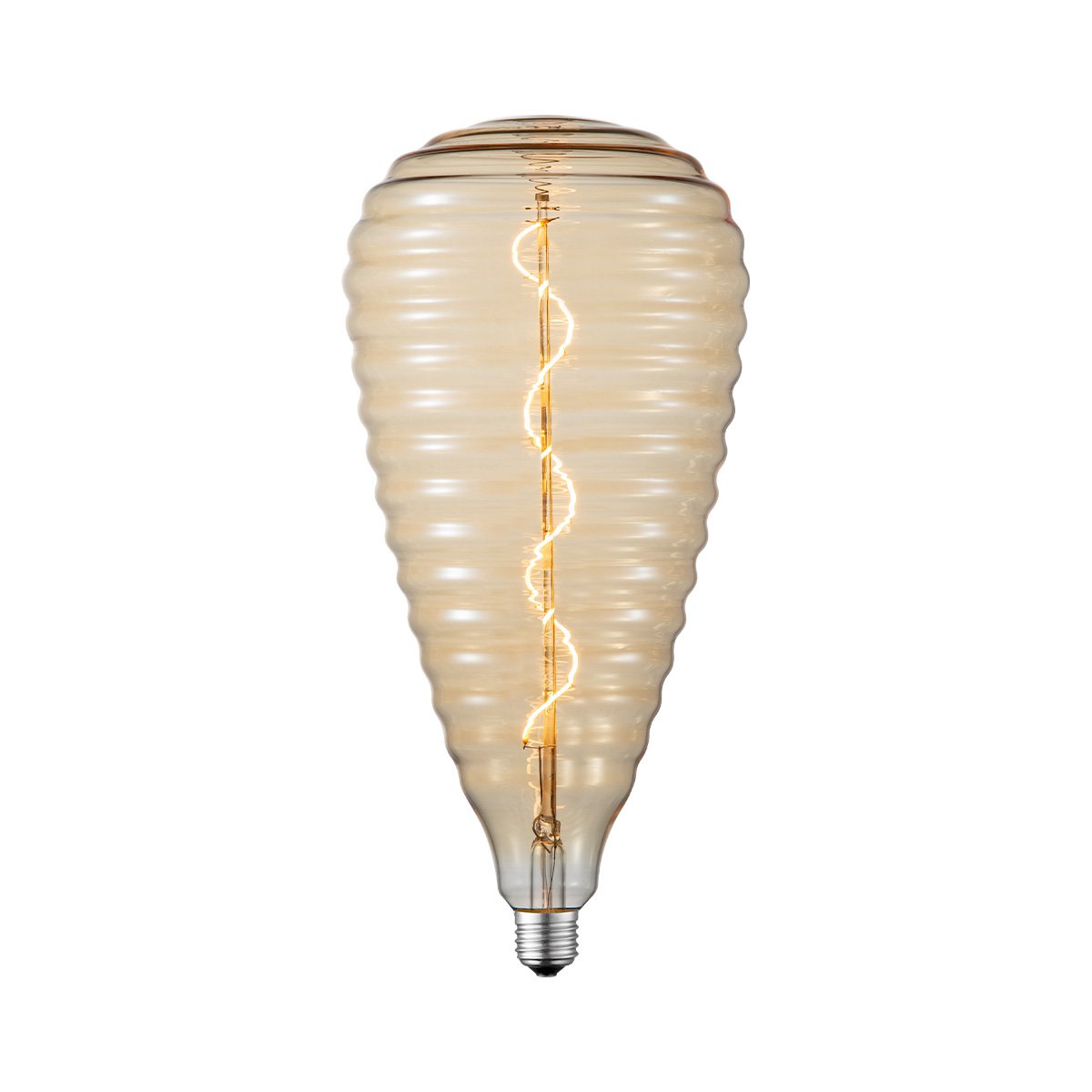 Dimbare Korf Spiraal lamp E27 4W 280lm 2700k Amber