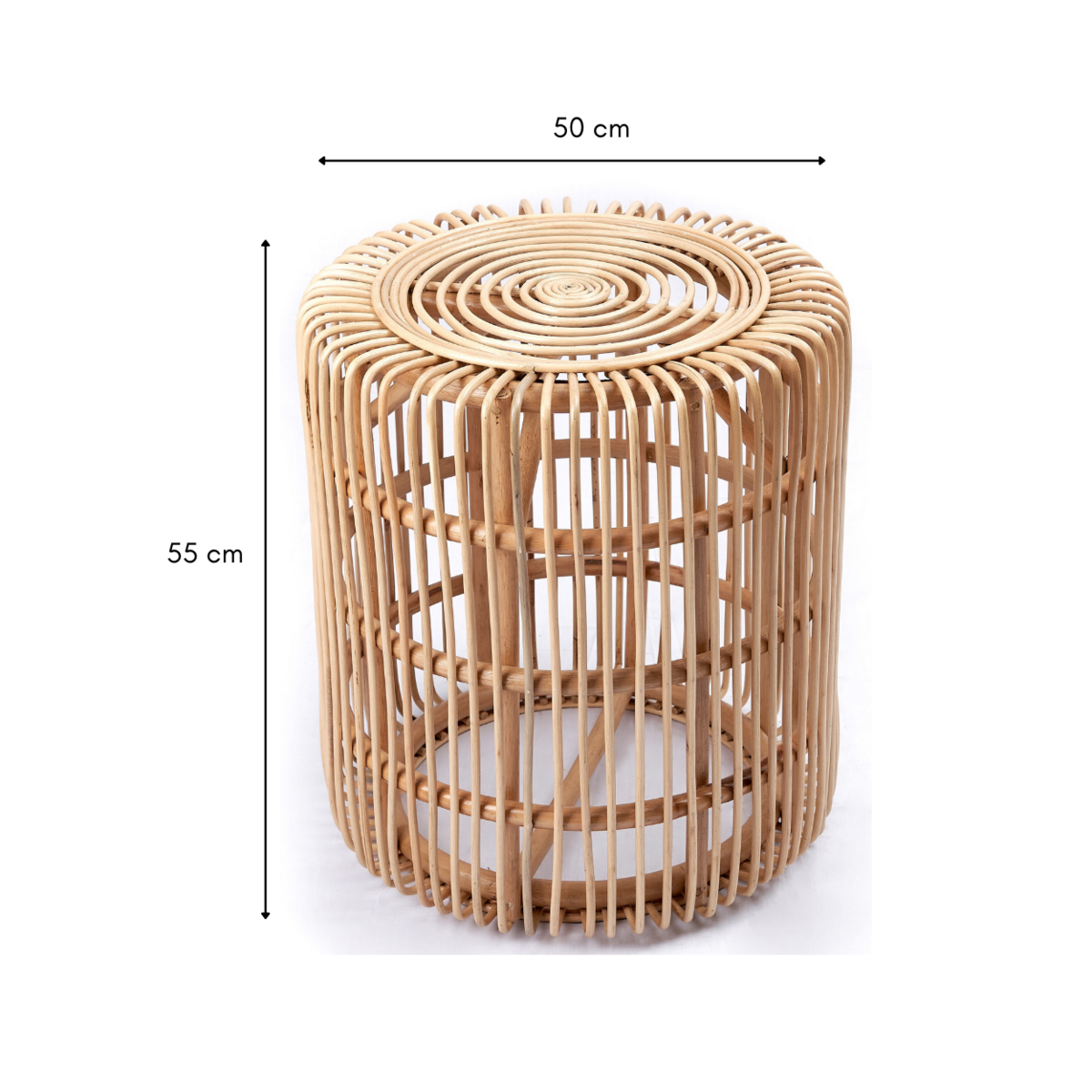 Rotan Bijzettafel