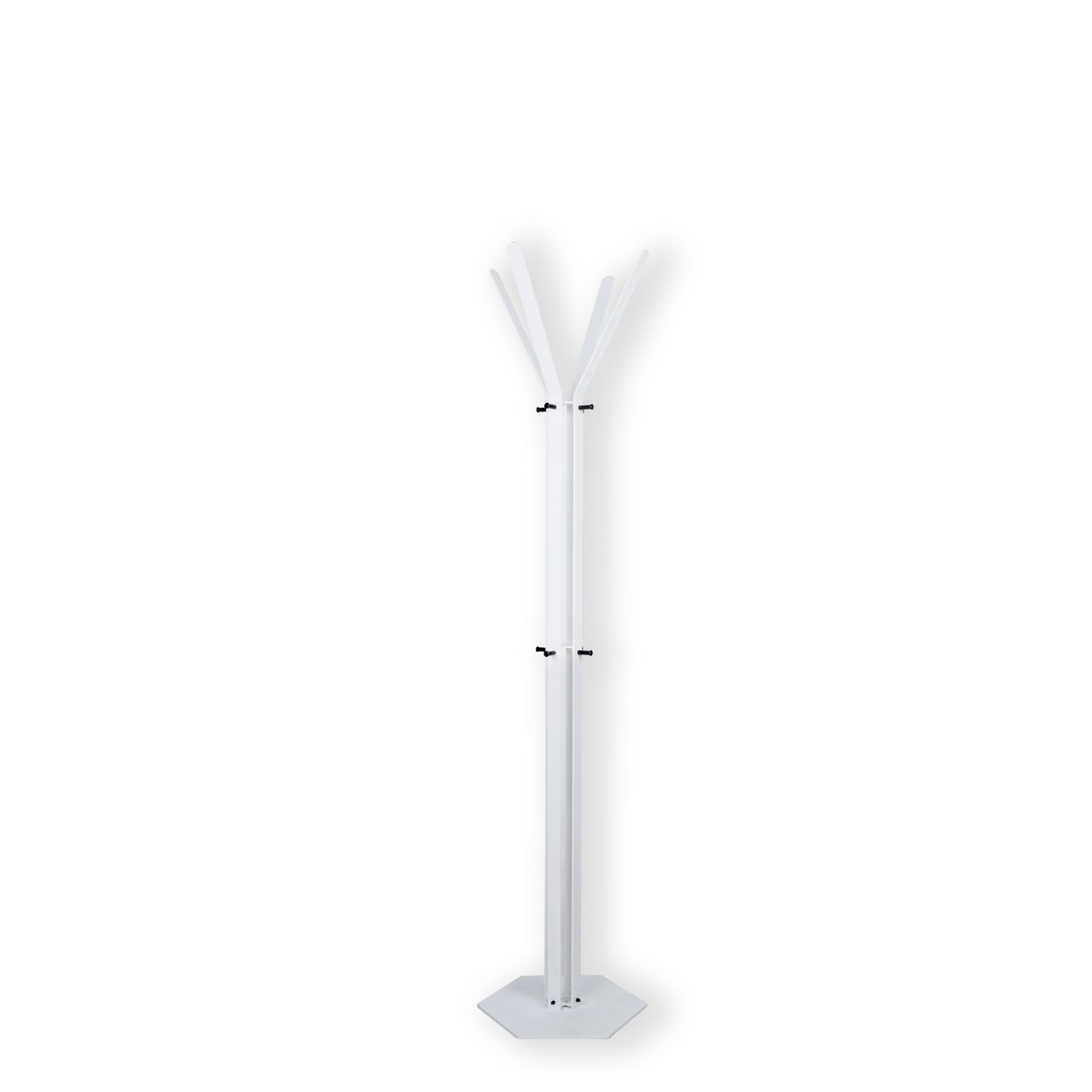 Staande kapstok Stack - 12 haken - Wit