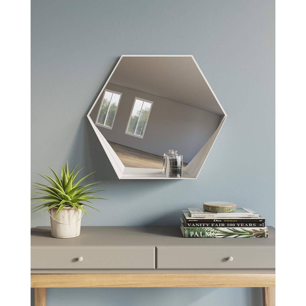 Wandspiegel 60 cm - Wit