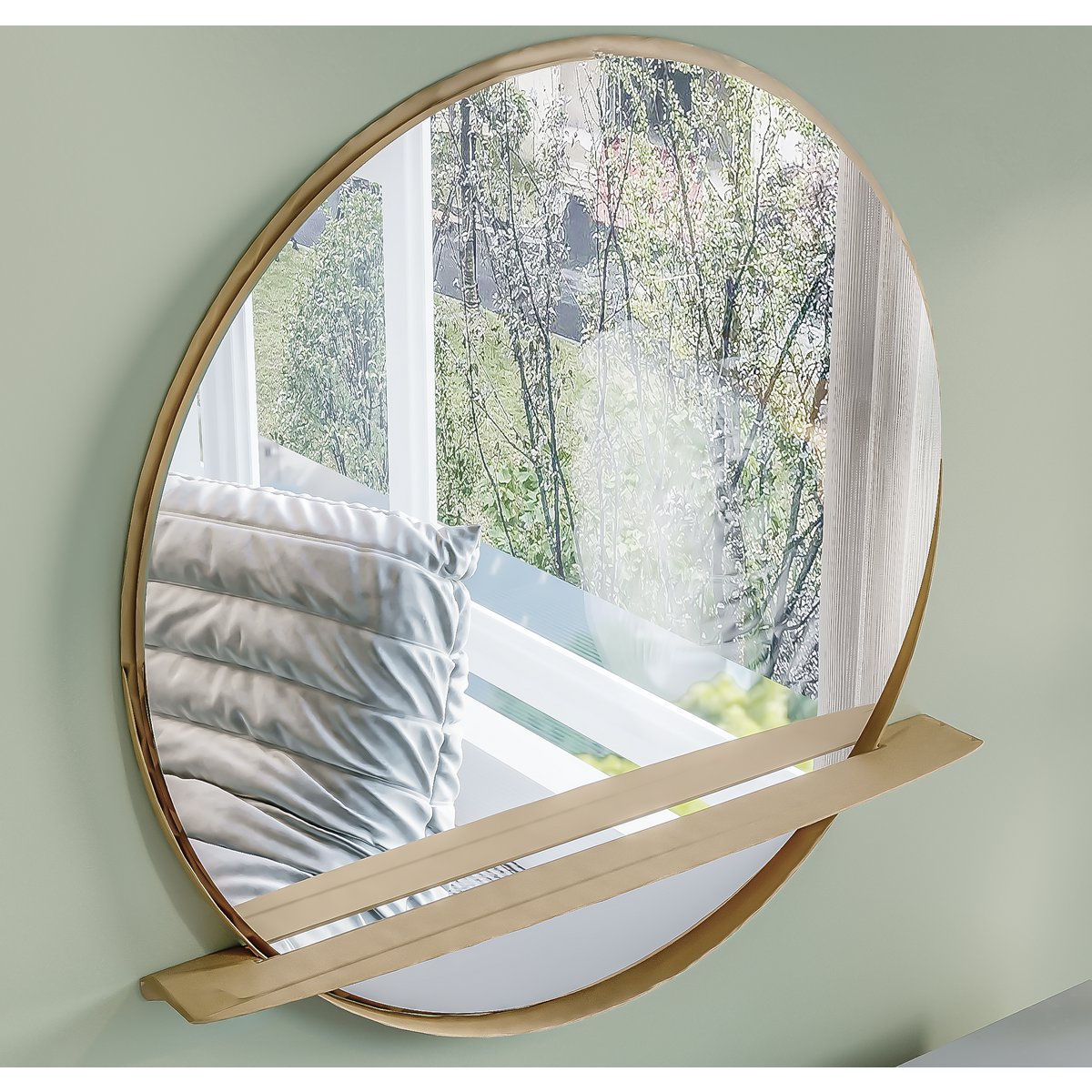 Spiegel Alien 60 cm - Goud