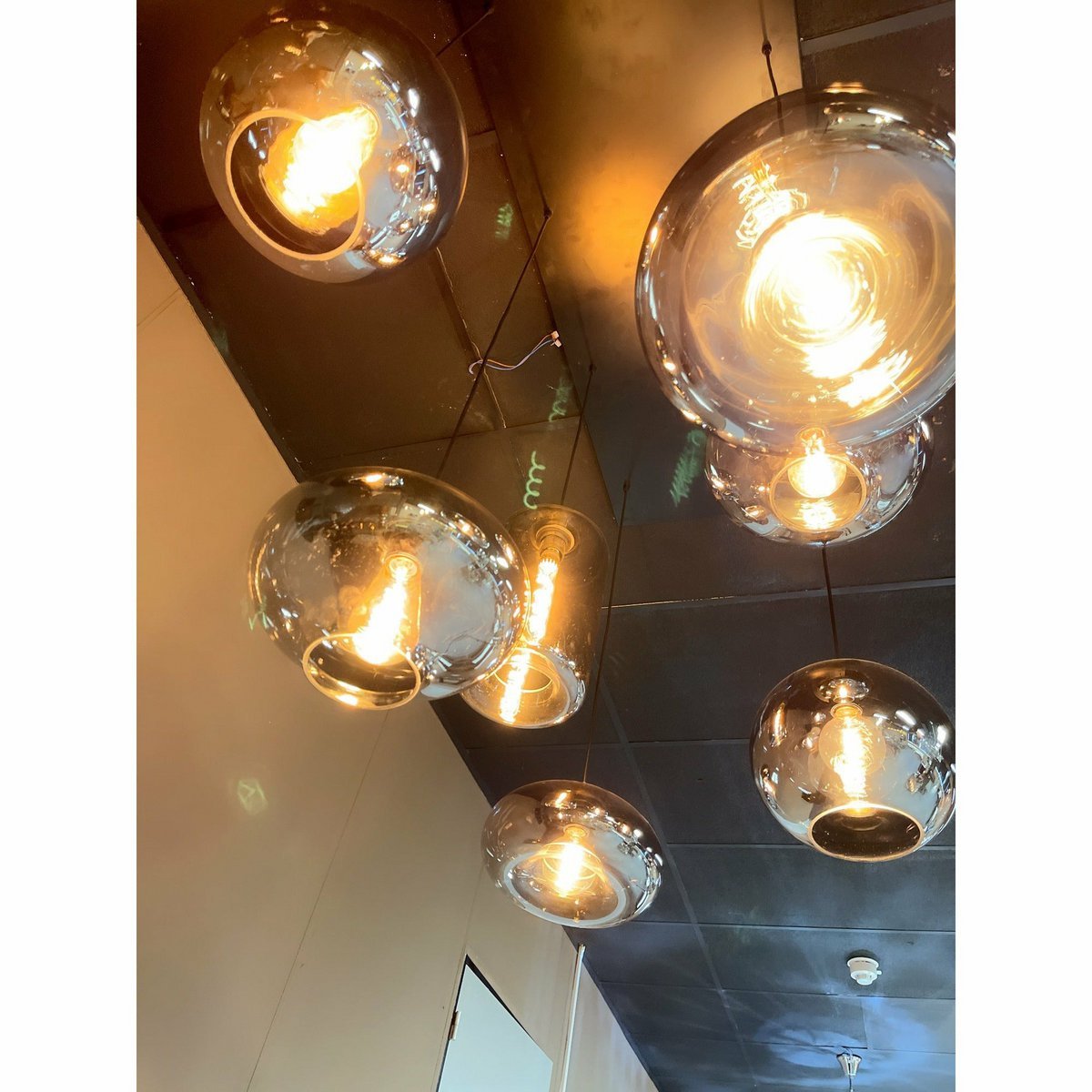 Hanglamp Ava Smoke Glas 7-Licht