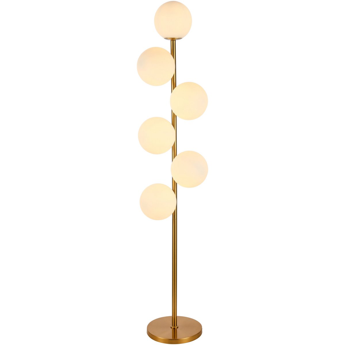 Vloerlamp Jenna White Gold - 160 cm