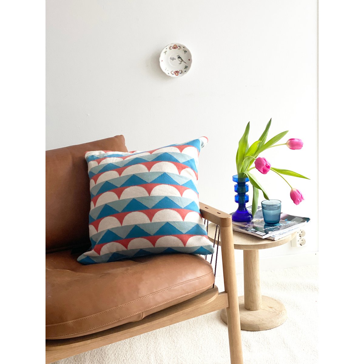 Toby Kussen blauw