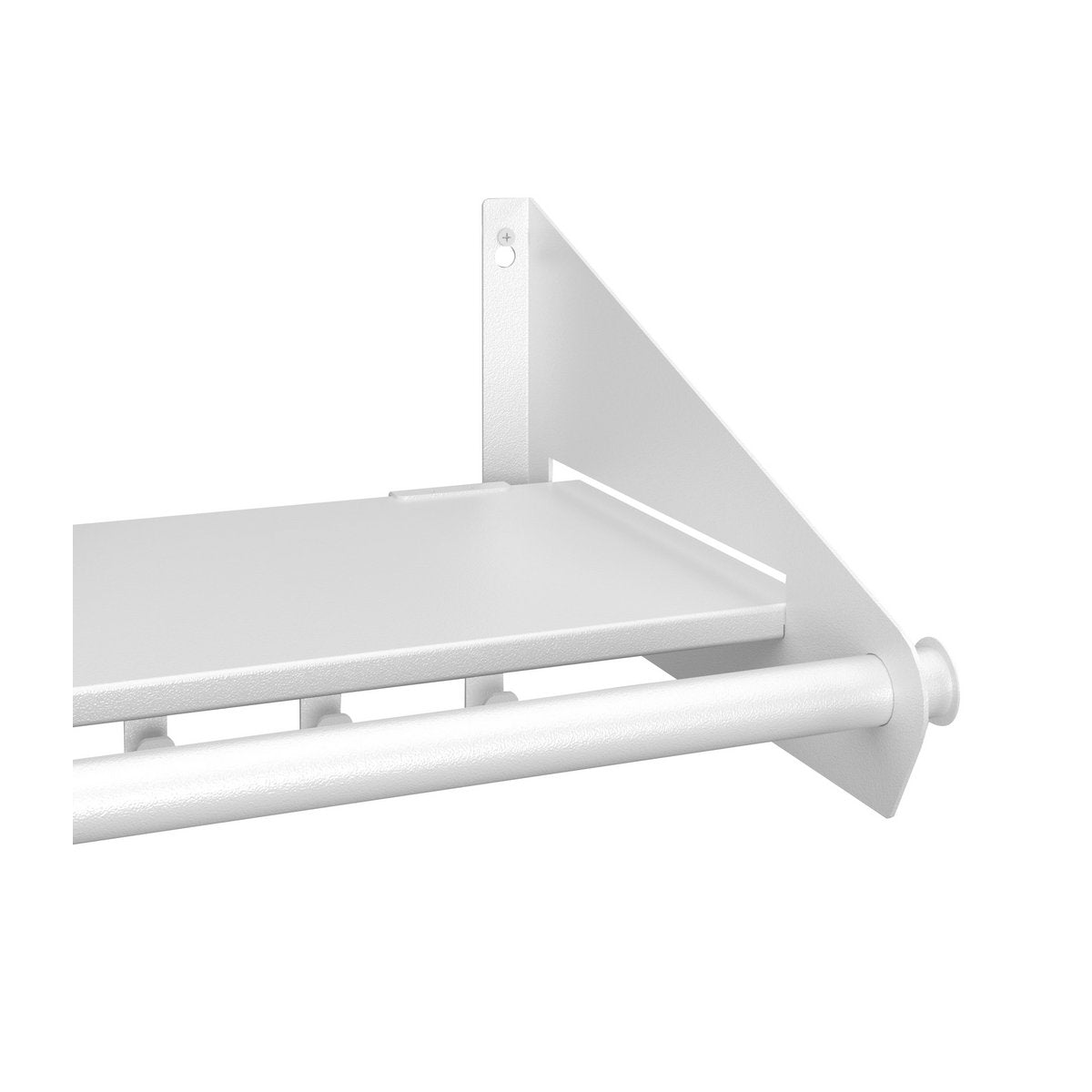 Wandkapstok Switch - 9 haken - Wit