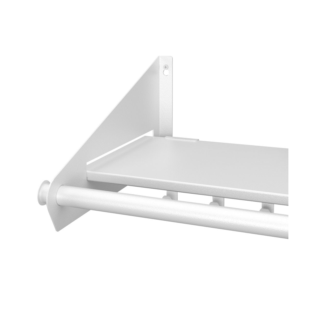 Wandkapstok Switch - 9 haken - Wit
