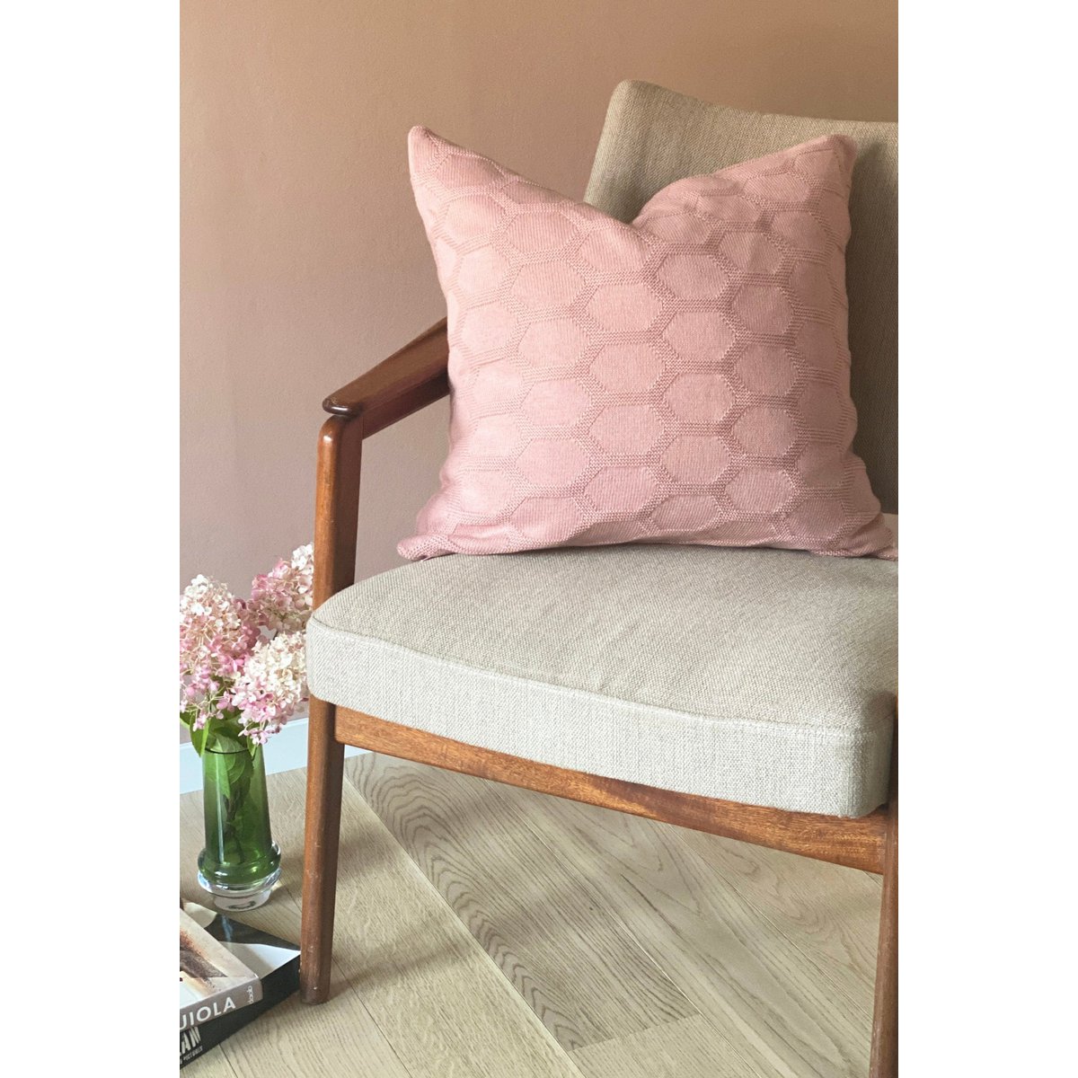 Herdis Kussen Blush Roze