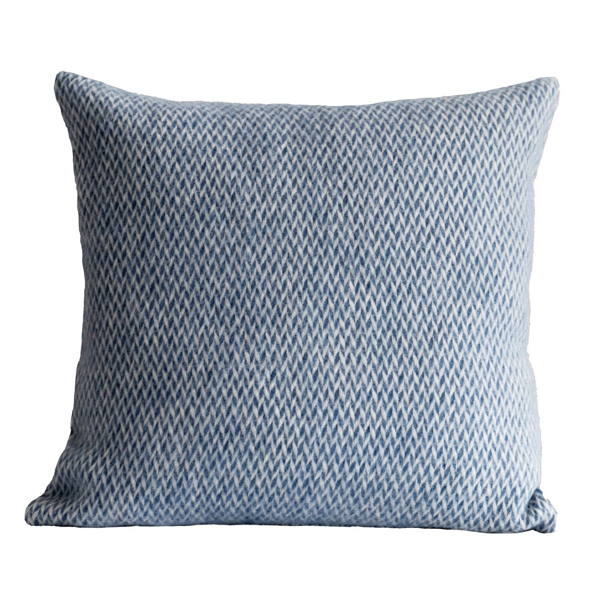 Fanny Wool Kussen Blauw