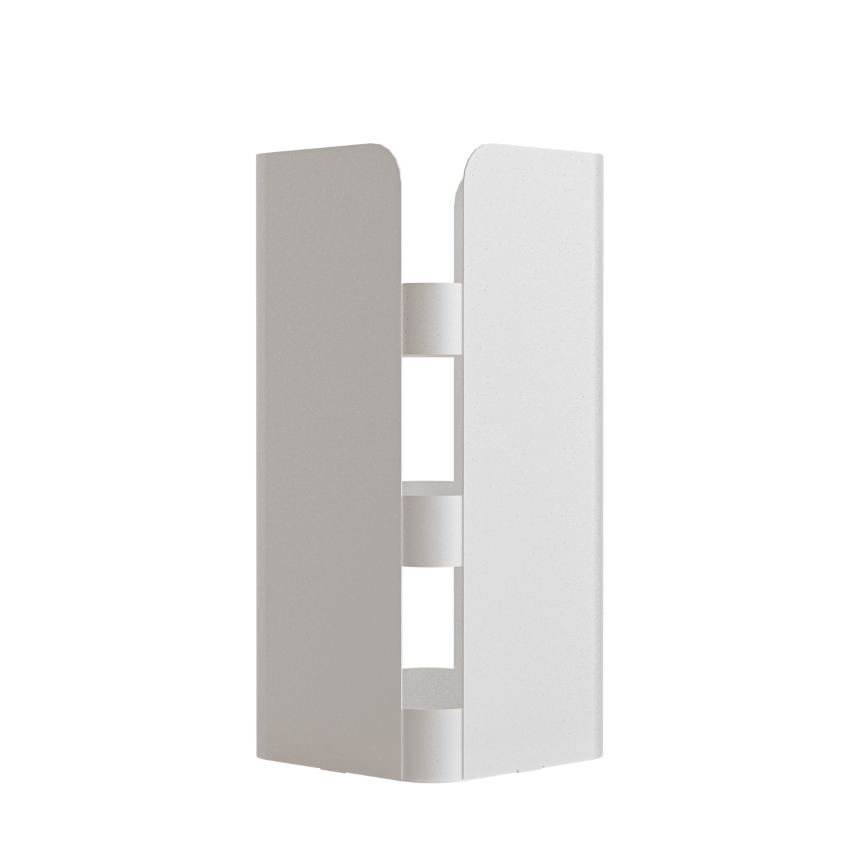 Paraplubak Curvy - Wit