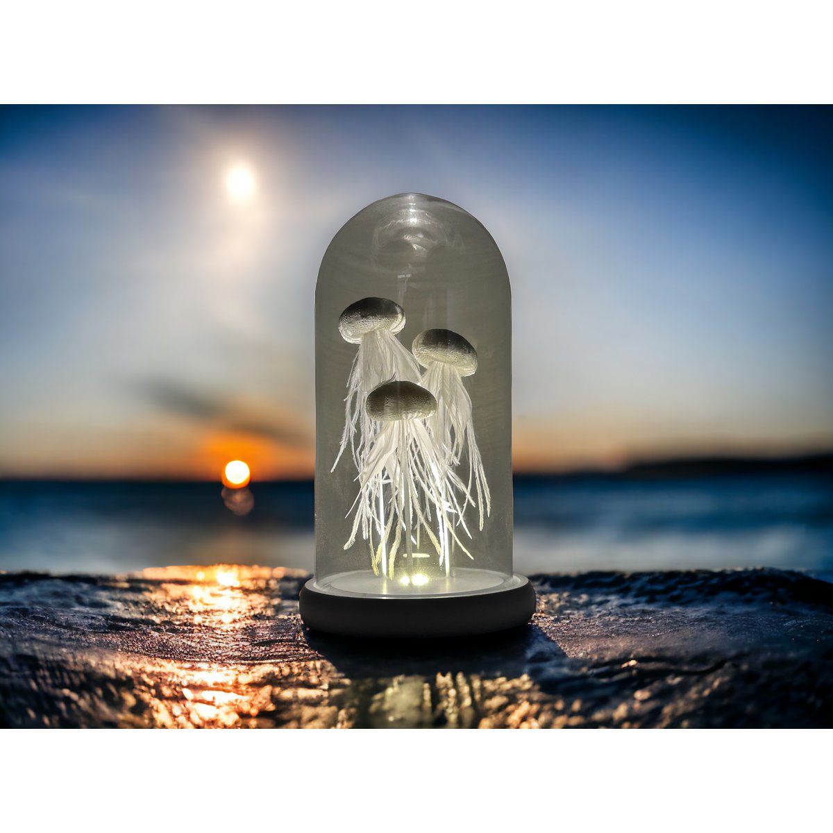 Kwallen lamp - Wit