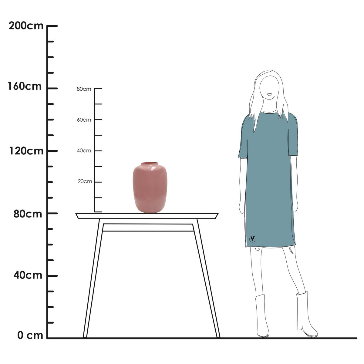 Vaas Artic Pastel pink | 2 varianten