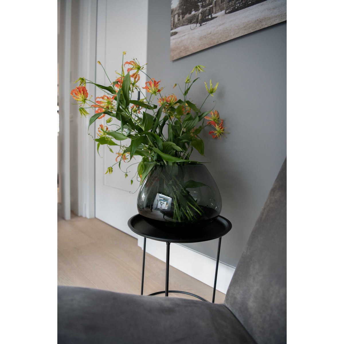 Morava grey Ø32 x H25 cm