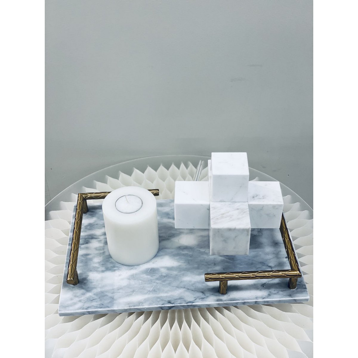 Licht luxe - marmeren kruis