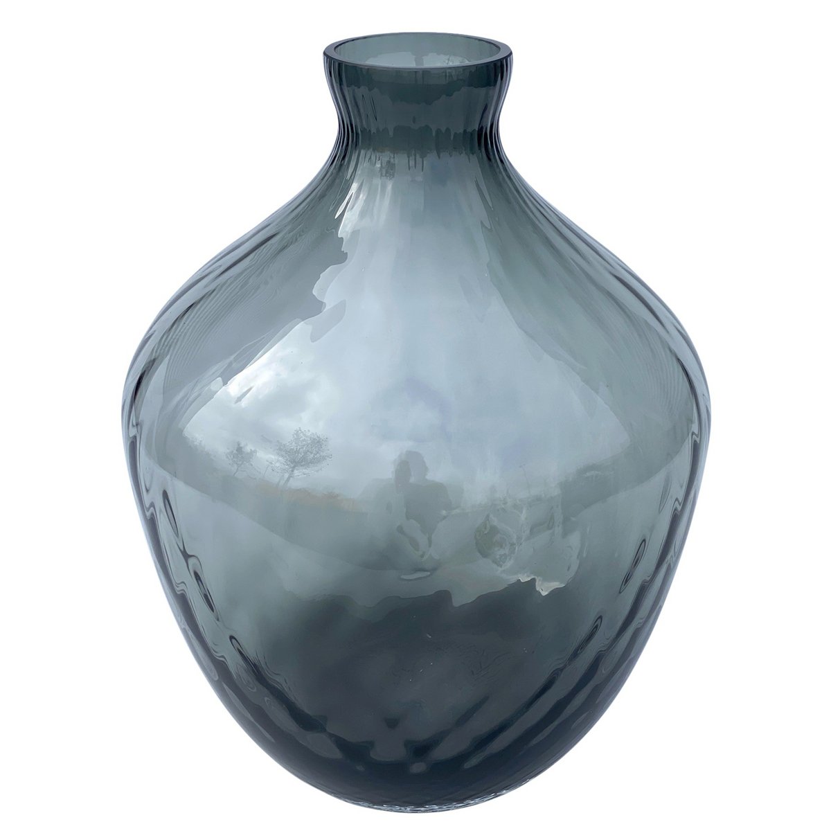 Traun grey effect Ø23,5 x H30 cm