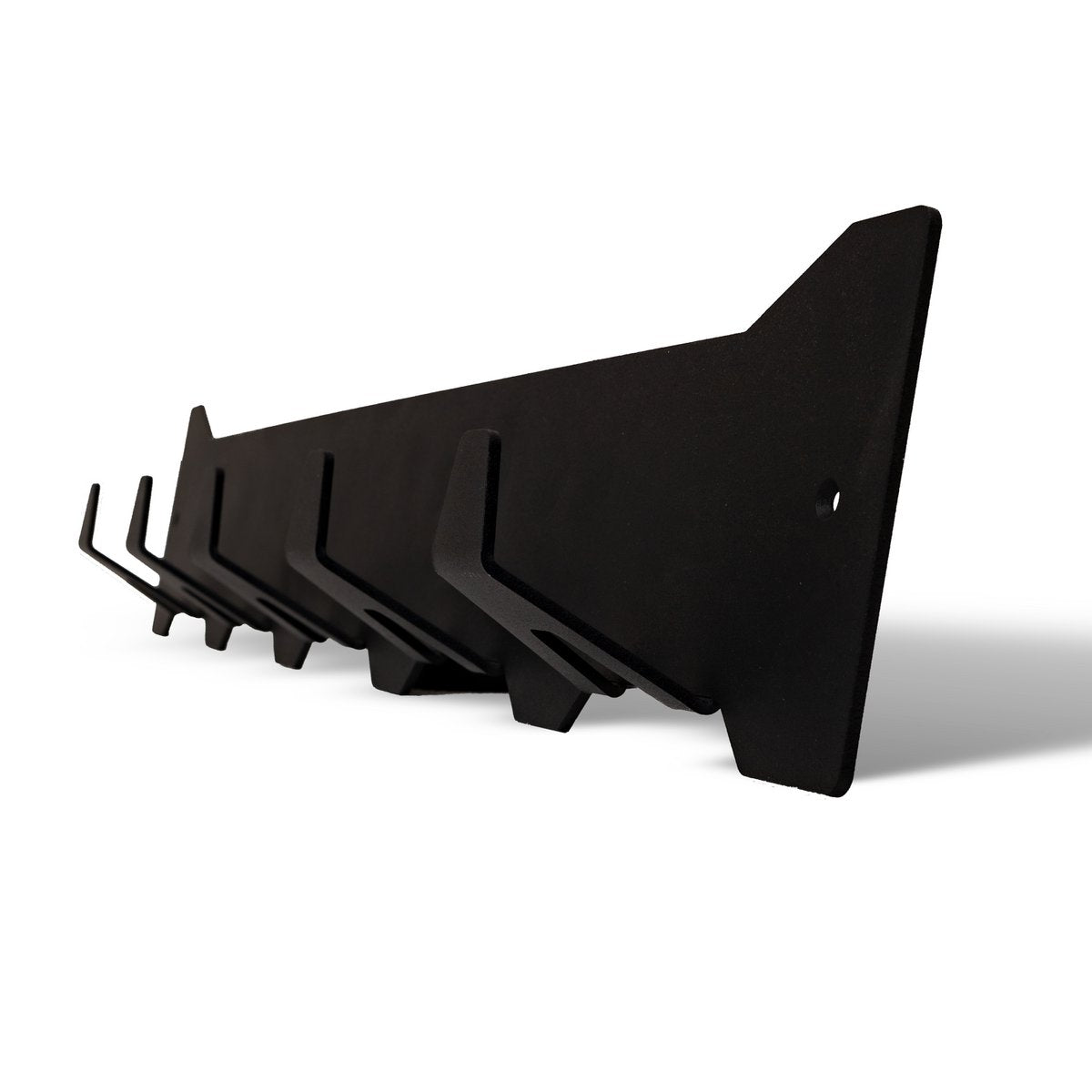 Wandkapstok Triangle - 5 haken - Zwart