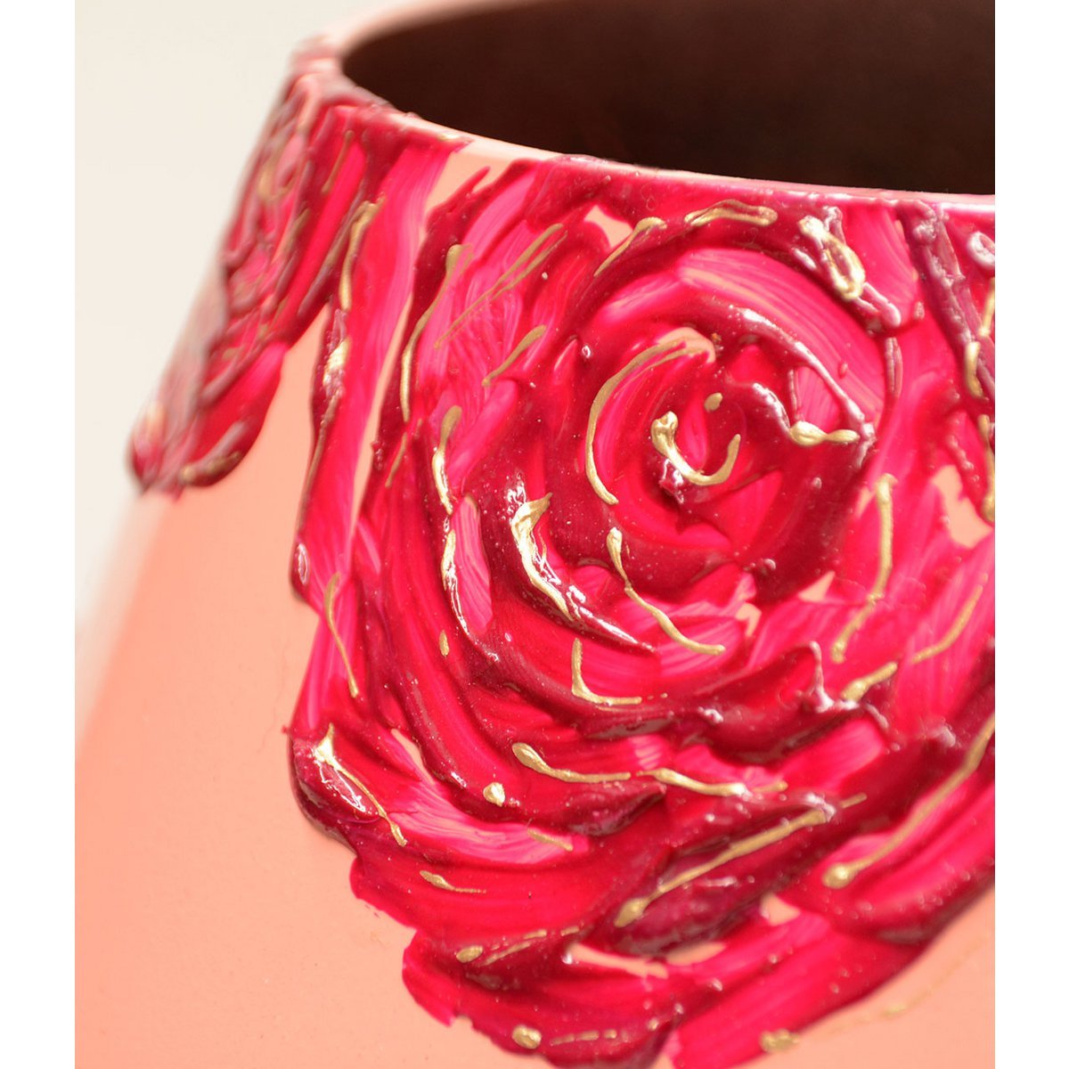 Vaas Tasman M roses - Ø26 x H28 cm handgeschilderd
