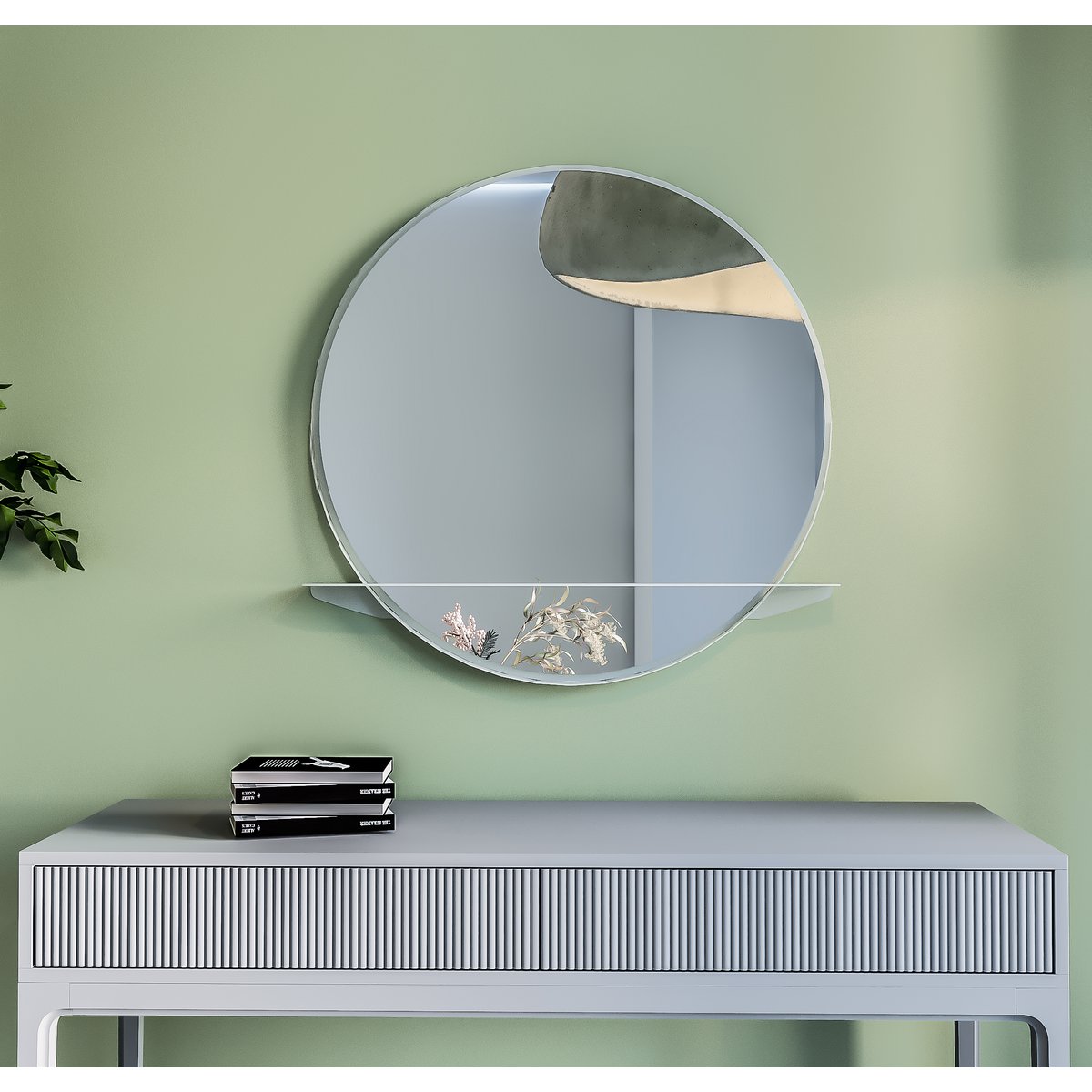 Spiegel Alien 80 cm - Wit