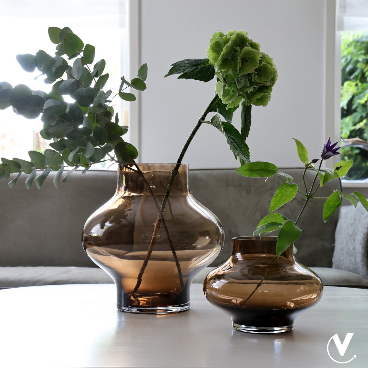 Vaas Ruvuma taupe | 2 varianten