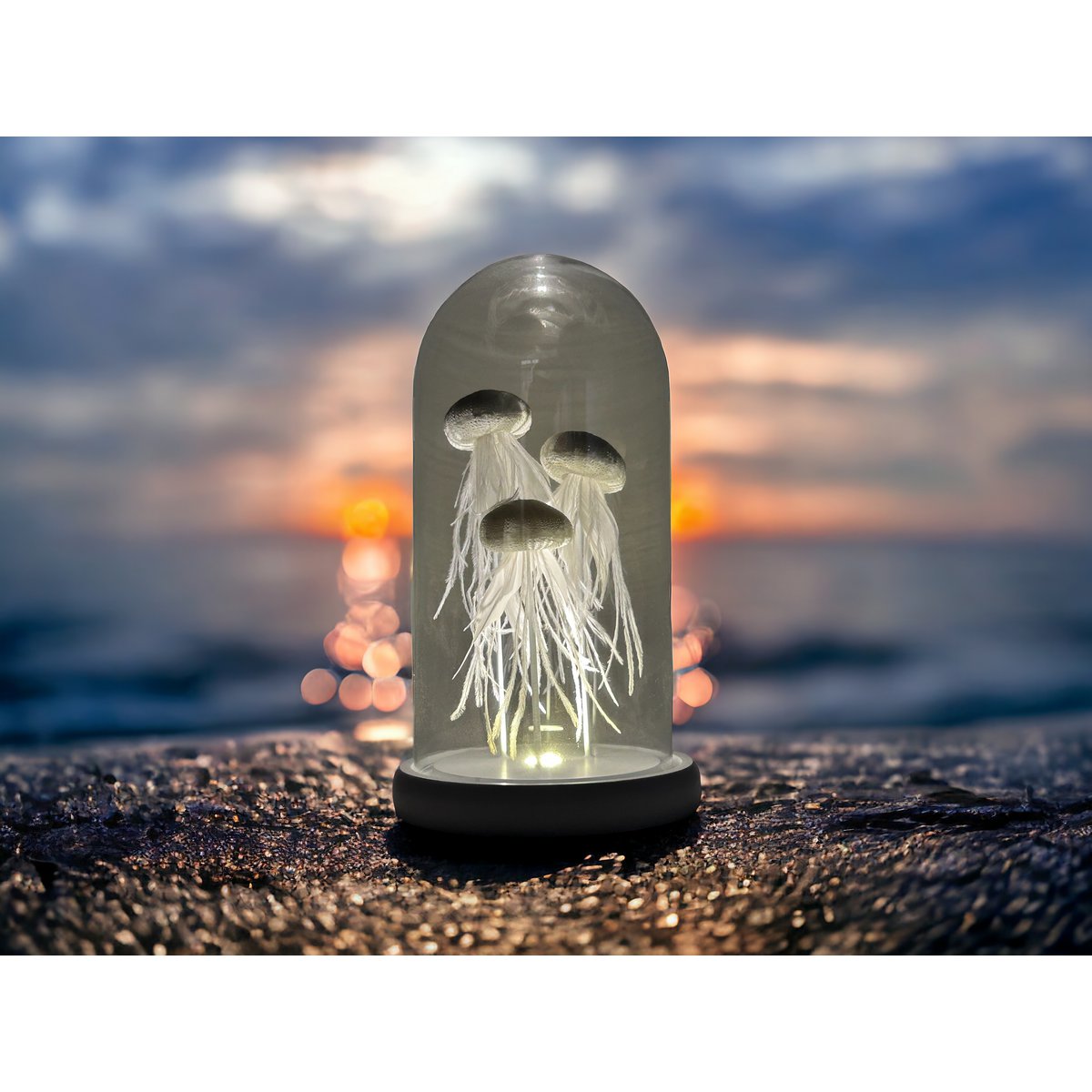 Kwallen lamp - Wit