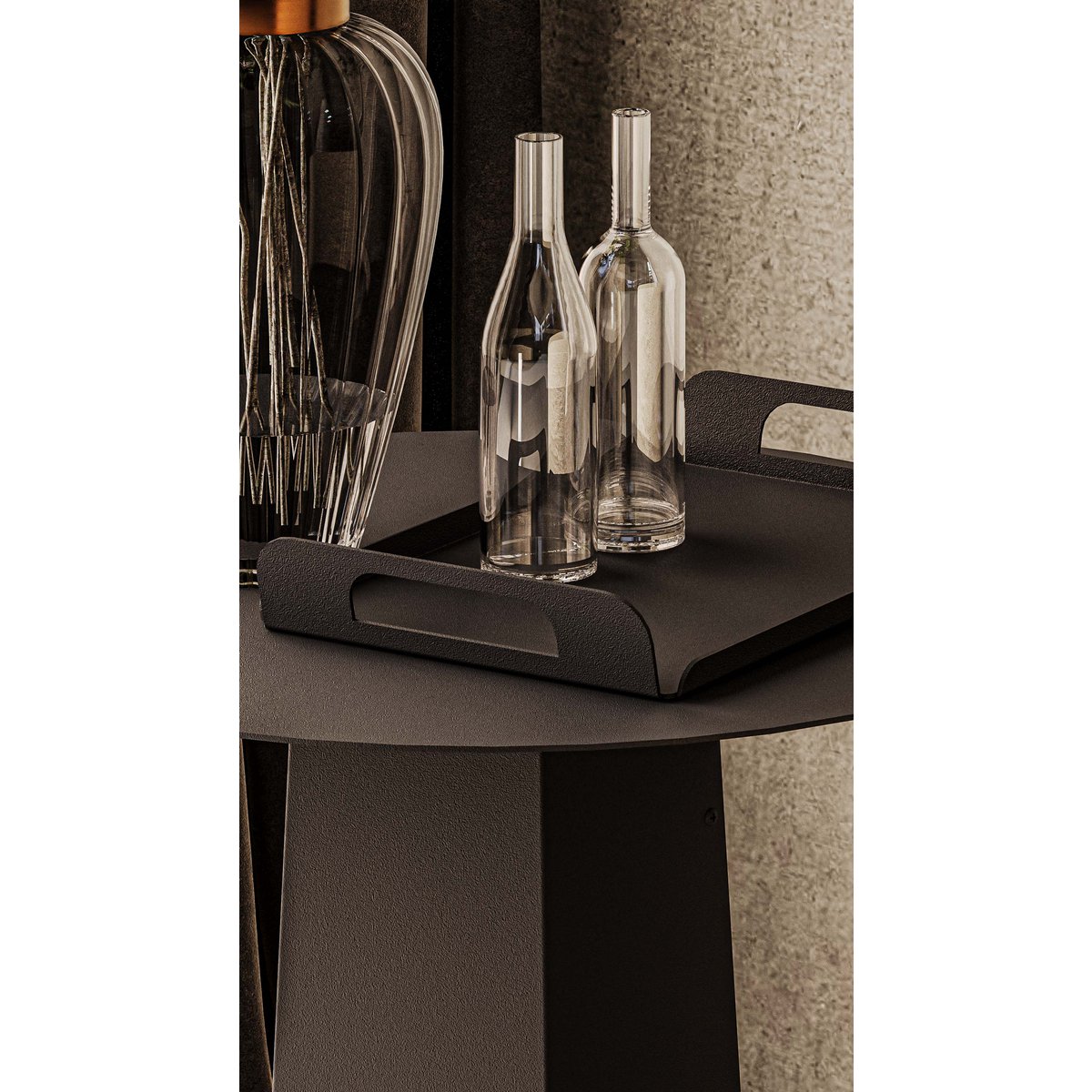 Bijzettafel Charm - Zwart