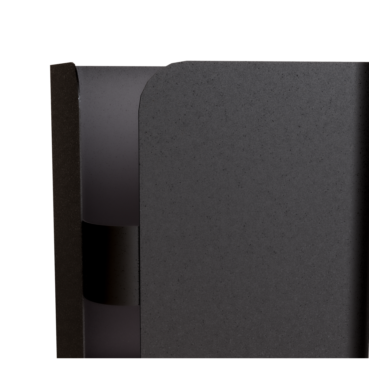 Paraplubak Curvy  - Zwart