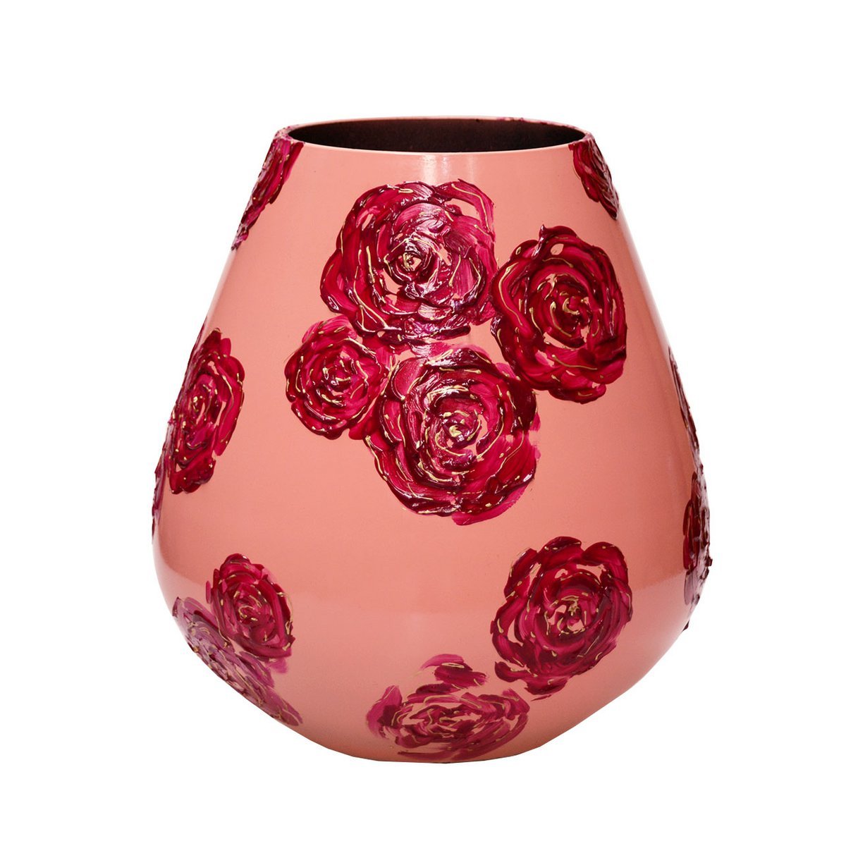 Vaas Tasman M roses - Ø26 x H28 cm handgeschilderd